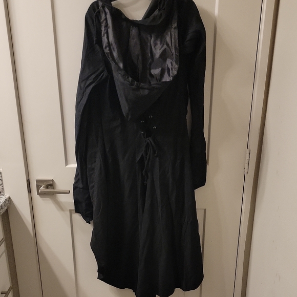 Jackets & Blazers - Gothic Hooded Black Halloween Cape